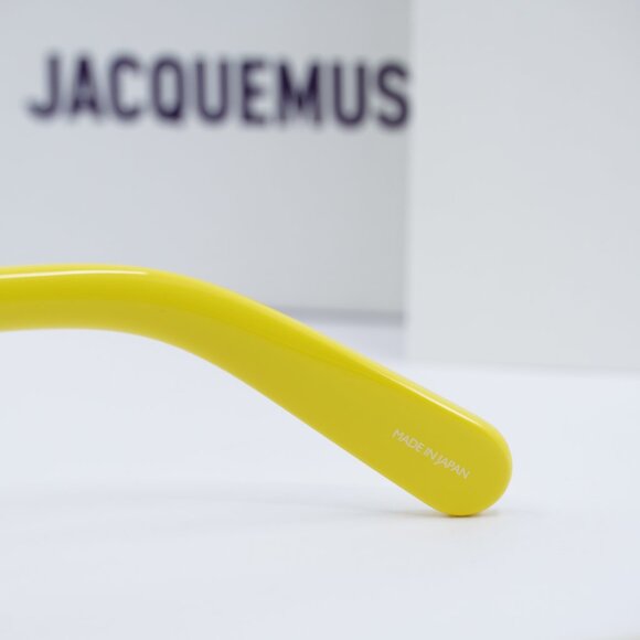 Jacquemus CAPRI JAC/55 C5 Rectangle Sunglasses - Yellow\\Grey main image 6